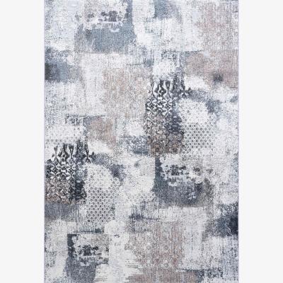 The Rug Seller Canyon 52062 3626 Modern Abstract Rugs in Grey