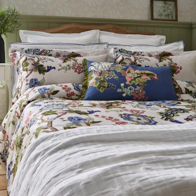 The Rug Seller Fusang Tree Floral Bedding by Sanderson in Peacock Blue&nbsp;140x200cm