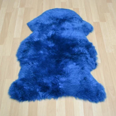 The Rug Seller Bowron Sheepskin Rugs in Fiord Blue