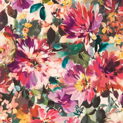 The Rug Seller Tahiti Wallpaper W0145 02 by Clarke and Clarke in Fuschia Pink&nbsp;Roll