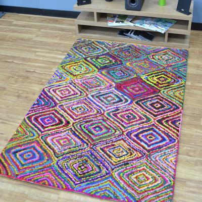 The Rug Seller Cotton Chindi Aston Multicoloured Rugs 02&nbsp;120x170cm
