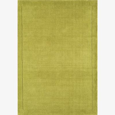 The Rug Seller York Plain Wool Rugs in Green&nbsp;80x150cm
