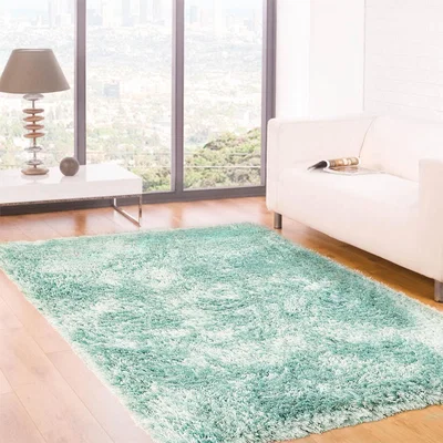 The Rug Seller Revival Shaggy Rugs in Seafoam