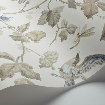The Rug Seller Winter Birds Wallpaper 100 2008 by Cole & Son in Yellow Green&nbsp;Roll