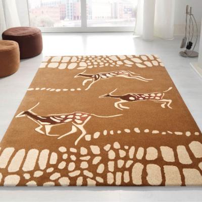 The Rug Seller Kalahari Gazelle Rugs in Beige and Ivory