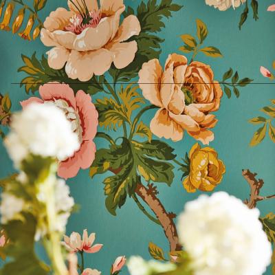 The Rug Seller Hykenham Wallpaper 217041 by Sanderson in High Sea Ginger&nbsp;Roll