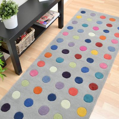 The Rug Seller Funk Spotty Multi Coloured Hallway Runners&nbsp;70x200cm