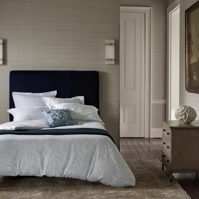The Rug Seller Ebru Marbled Bedding Duvet Cover and Pillowcase by Zoffany in Seine Blue&nbsp;200x200cm