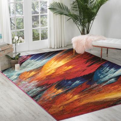 The Rug Seller Celestial Rugs CES05 Burst by Nourison