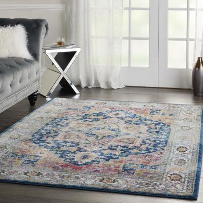 The Rug Seller Ankara Global Traditional Persian Rugs ANR11 in Blue Multi&nbsp;61x122cm