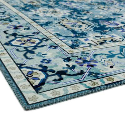 The Rug Seller Syon SY02 Traditional Rugs in Ziba Blue&nbsp;120x170cm