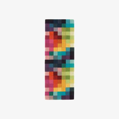 The Rug Seller Funk Hallway Runners - Multi Coloured Pure Wool&nbsp;70x200cm