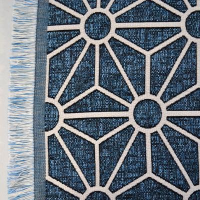 The Rug Seller Milek Setisa Rugs DBL5 6001 in Blue and White