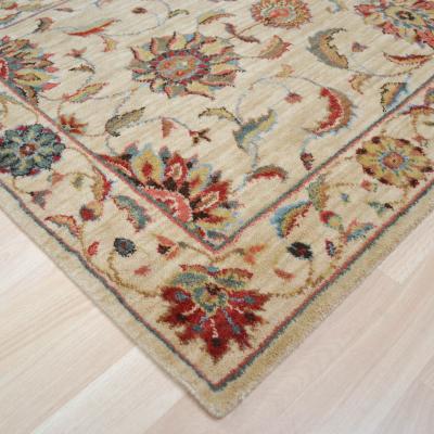 The Rug Seller Living Treasure Traditional Bordered Hallway Runner Rug by Nourison LI04 in Ivory &nbsp;76x366cm