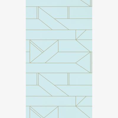 The Rug Seller Barbican Geometric Wallpaper 112015 by Scion in Sky Blue&nbsp;Roll