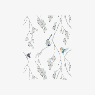 The Rug Seller Iyanu Wallpaper 111767 by Harlequin in Mist Blue LindenRoll