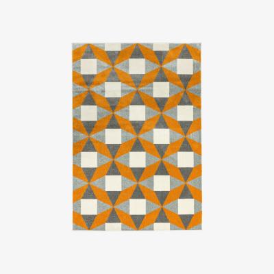The Rug Seller Colt CL13 Fan Rugs in Rust by Asiatic