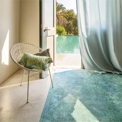 The Rug Seller Louis De Poortere Designer Lisboa Rugs in 9053 Jade Green