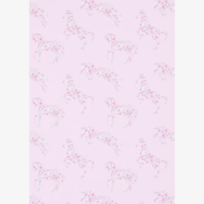 The Rug Seller Pretty Ponies Wallpaper 214037 by Sanderson in Pink Vanilla&nbsp;Roll