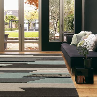 The Rug Seller Matrix Rhombus MAX63 Rugs in Blue