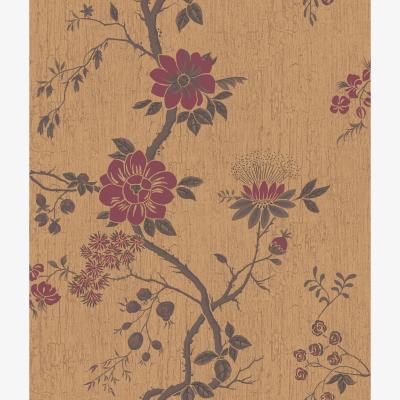 The Rug Seller Camellia Wallpaper 8027 by Cole & Son in Crimson Red&nbsp;Roll
