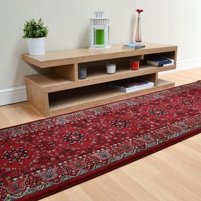 The Rug Seller Viscount Hallway Runners V61 65103 390 Red&nbsp;67x330cm