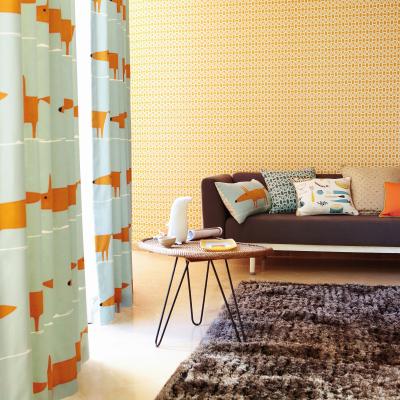 The Rug Seller Lace Wallpaper 110227 by Scion in Tangerine Neutral&nbsp;Roll