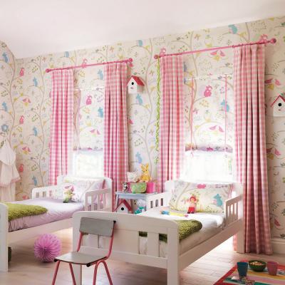 The Rug Seller Going Batty Wallpaper 214017 by Sanderson in Pink Blue&nbsp;Roll