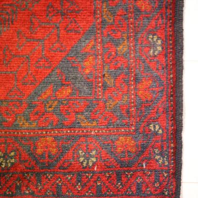 The Rug Seller Khal Mohammadi Traditional Wool Runner Rug 46273 in Red&nbsp;290x98cm