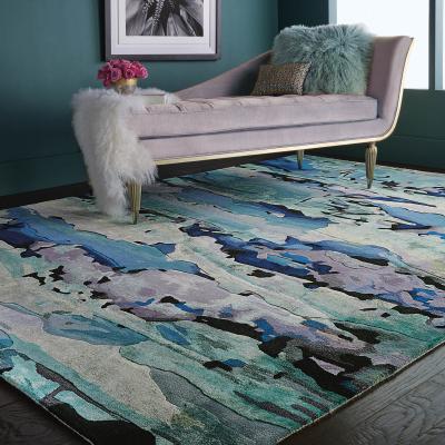 The Rug Seller Prismatic Rugs PRS04 by Nourison in Seaglass