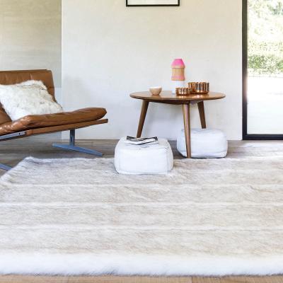 The Rug Seller Pelle Feel Rugs in Cream and Beige 211 003 100 by Ligne Pure