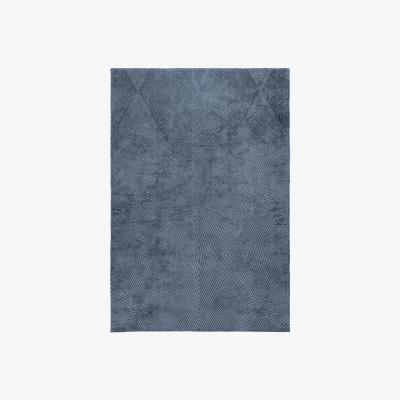 The Rug Seller Blaize Geometric Rug by Clarke & Clarke in Blue Twilight120x170cm