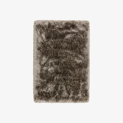 The Rug Seller Plush Shaggy Rugs in Zinc