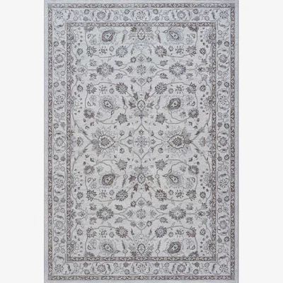 The Rug Seller Da Vinci  Traditional Medallion 57166 6285 Rugs in Cream&nbsp;80x150cm