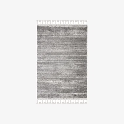 The Rug Seller Aria Holland Modern Striped Pattern Rugs in Cream and Grey