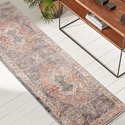The Rug Seller Nova 8881 Traditional Runner Rugs in Green&nbsp;66x200cm