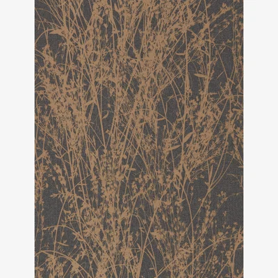 The Rug Seller Meadow Canvas Wallpaper 215696 by Sanderson in Bronze Charcoal&nbsp;Roll