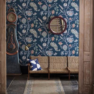 The Rug Seller Copes Trail Wallpaper 312986 by Zoffany in Como Blue&nbsp;Roll