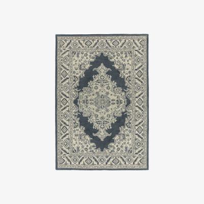 The Rug Seller Bronte Traditional Wool Rugs in Shadow Blue&nbsp;120x170cm