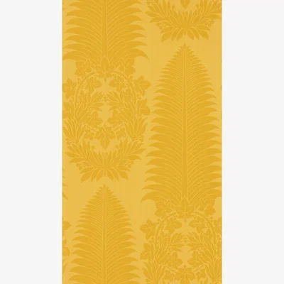 The Rug Seller Marsdens Palm Damask Wallpaper 313022 by Zoffany in Tigers EyeRoll