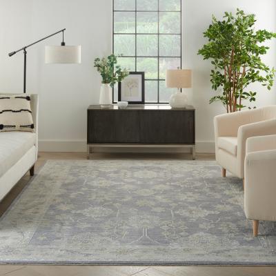 The Rug Seller Infinite Persian Rugs IFT03 in Charcoal Grey&nbsp;119x180cm