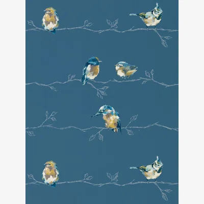 The Rug Seller Persico Wallpaper 111487 by Harlequin in Turquoise Navy Blue&nbsp;Roll