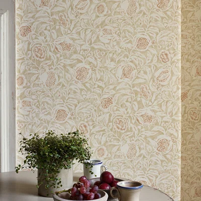 The Rug Seller Annandale Wallpaper 216395 by Sanderson in Amber Sepia Brown&nbsp;Roll
