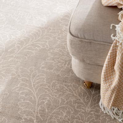 The Rug Seller Silchester Damask 081101 Rug by Laura Ashley in Dove Grey&nbsp;140x200cm