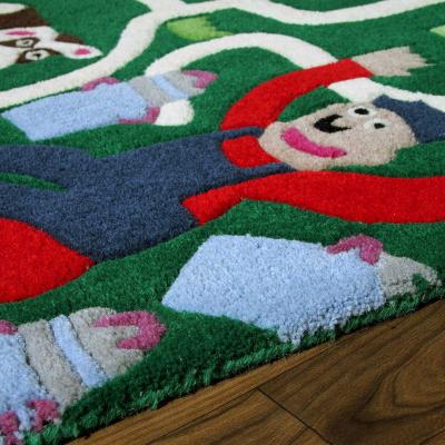 The Rug Seller Fun at the Farm Multi-coloured Rugs by Ana & Noush