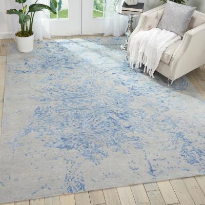 The Rug Seller Silk Shadows Rugs SHA18 in GRYBL&nbsp;114x175cm