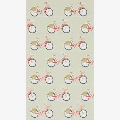 The Rug Seller Cykel Wallpaper 111101 by Scion in Poppy Charcoal Biscuit&nbsp;Roll