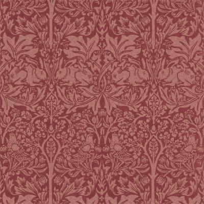 The Rug Seller Brer Rabbit Wallpaper 101 by Morris & Co in Church Red&nbsp;Roll