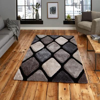 The Rug Seller Noble House Rugs NH9247 Black Grey
