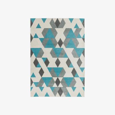 The Rug Seller Colt CL17 Pyramid Geometric Rugs in Blue&nbsp;200x290cm